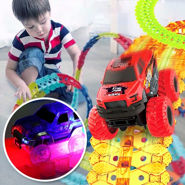 Šviesos Takas Su Automobiliu | LUMITRACK
