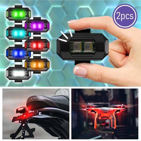 Įkraunami LED Stroboskopiniai Žibintai Transporto Priemonėms (2 vnt. Rinkinys) | STROBIES
