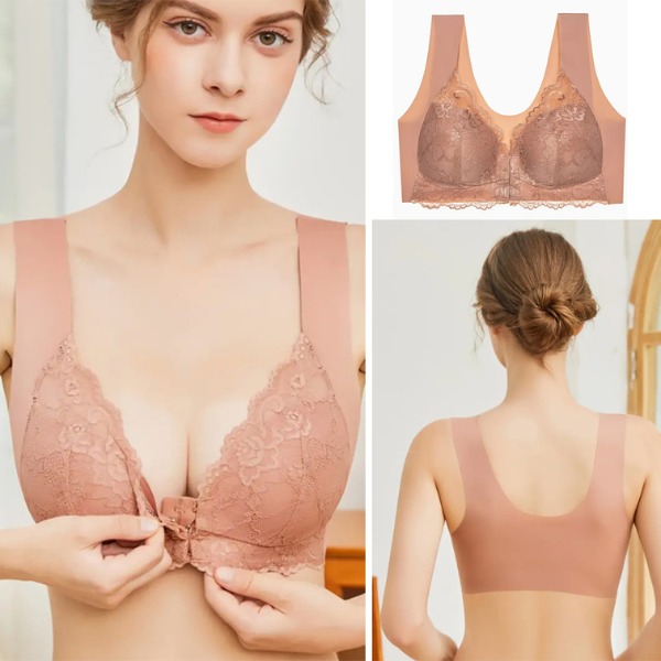 Nėriniuota Liemenėlė Užsegama Priekyje | FRONTBRA