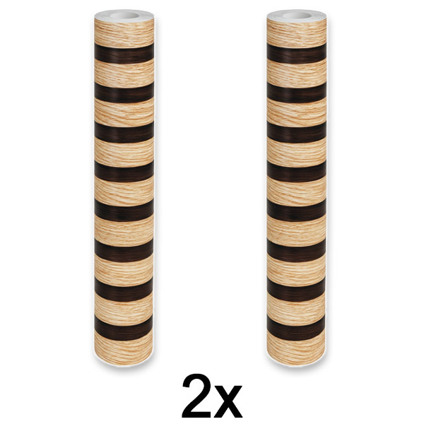 2x Lipni medžio efekto sienų panelė | LINEWALL