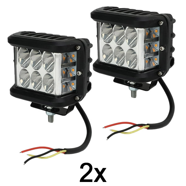 2x Geriausi transporto priemonių LED saugos žibintai | BOLTLIGHT