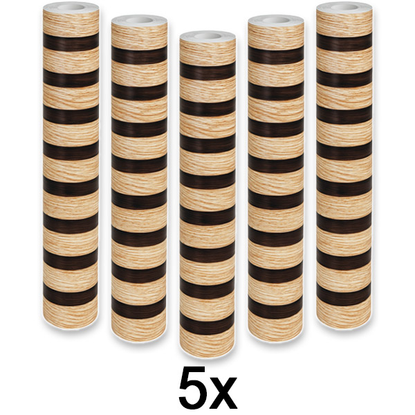 5x Lipni medžio efekto sienų panelė | LINEWALL