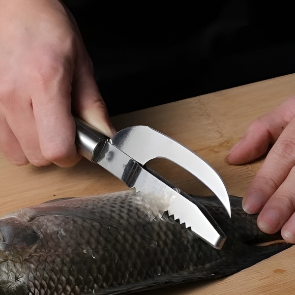 Nerūdijančio plieno žuvų žvynų grandiklis | FISHBLADE